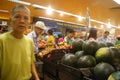 Hongkong, China: supermarket fruit stalls