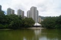 Hongkong, China: Tuen Mun Park Lake Royalty Free Stock Photo