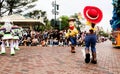 HONGKONG, HONGKONG DISNEYLAND - 30 March 2019 Closeup of Toy story parade in Hong Kong Disneyland