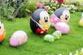 Closeup of Micky&Minnie Fancy egg in hong kong disneyland on 30 March, 2019