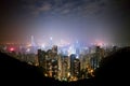 Hongkong night Royalty Free Stock Photo