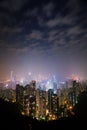 Hongkong night Royalty Free Stock Photo
