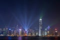 Hongkong night view Royalty Free Stock Photo