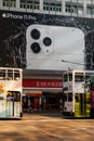 Apple Iphone 11 pro adverstisement on billboard in Hongkong