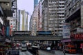 Hongkong shopping street in older district