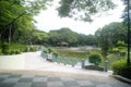 Hongkong Tuen Mun Park Lake Royalty Free Stock Photo