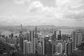 Hongkong view from Taiping mountain China