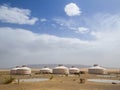 Hongor Ger Camp, Gobi Desert, Mongolia Royalty Free Stock Photo