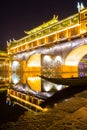 Hongqiao Bridge Fenghuang night China