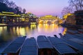 Hongqiao Bridge Fenghuang twilight China