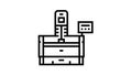 honing machine line icon animation