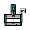 honing machine color icon vector illustration Royalty Free Stock Photo