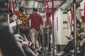 Honk Kong, November 2018 - people in metro