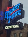 Honky-tonk central sign Royalty Free Stock Photo