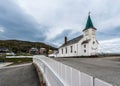 Honningsvag Church in Finnmark county, Norway Royalty Free Stock Photo