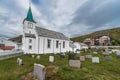 Honningsvag Church in Finnmark county, Norway. Royalty Free Stock Photo