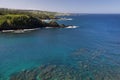 Honolua bay on the west coast of Maui, Hawaii Royalty Free Stock Photo