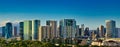Honolulu cityscape buildings Royalty Free Stock Photo