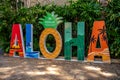 Aloha sign at the Hilton Hawaiian Village