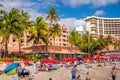 Royal Hawaiian Hotel, Waikiki Royalty Free Stock Photo