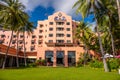 Royal Hawaiian Hotel, Waikiki Royalty Free Stock Photo