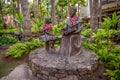 Honolulu, Hawaii - January 1, 2022: Princess Bernice Pauahi in bronze in the Royal Grove