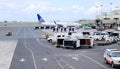 Honolulu, Hawaii, USA - May 31, 2016: United Airline Aircraft at Honolulu International Airport Royalty Free Stock Photo