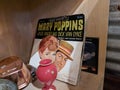 Walt Disney's Mary Poppins featuring Julie Andrews and Dick Van Dyke original cast sound track vinyl record on display