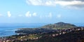 Honolulu's Diamondhead crater Royalty Free Stock Photo