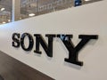 Sony Logo on wall in Honolulu Best Buy store