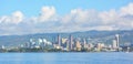 Honolulu skyline, Hawaii Royalty Free Stock Photo