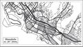 Honolulu USA City Map in Retro Style. Outline Map.