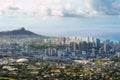 Honolulu vista Royalty Free Stock Photo