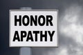 Honor apathy - Billboard