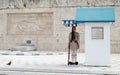 Honor guard of evzones, elite greek soldiers