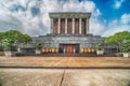 Honor guard at main entrance to the Ho Chi Minh Mausoleum