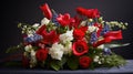 honor memorial day flowers Royalty Free Stock Photo