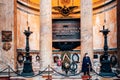 Grave of Vittorio Emanuele in Pantheon in Rome, Italy.