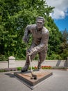 Honorary statue of Maurice Richard, hockey player