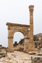 Honorific gate ruins in ancient Sagalassos Royalty Free Stock Photo