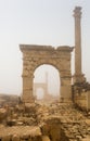 Honorific gate ruins in ancient Sagalassos Royalty Free Stock Photo