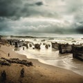Honoring the Bravery of the Soldiers of D-Day: A Powerful Image of the Normandy Landings
