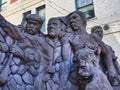 Honoring the Immigrants monument in Clarksburg WV USA 2023