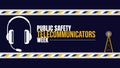 Honoring Public Safety Telecommunicators Royalty Free Stock Photo
