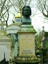 HonorÃÂ© de Balzac grave tombe at Pere Lachaise cemetery Royalty Free Stock Photo