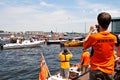 Honouring of the Dutch soccer team