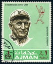 Honus Wagner 1874-1955, American baseball shortstop, circa 1969