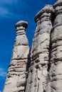 Hoo Doo like Towering white rocks at Abiquiu