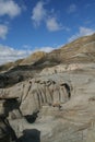 Hoo doos, eroded volcanic formations