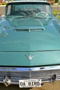 Hood and grill of a restored Ford Thunderbird